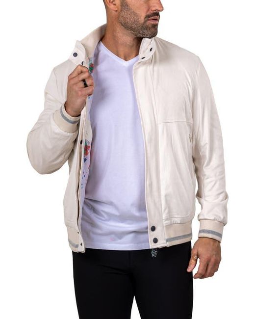 Maceoo Gray Bomber Jacket for men