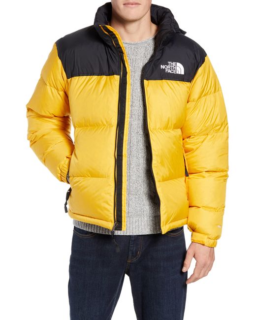 The North Face Nuptse 1996 Packable Quilted Down Jacket, Yellow for men