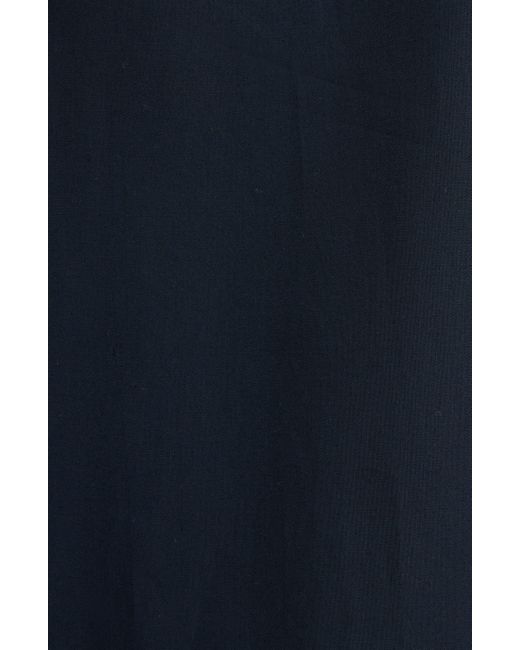 Dries Van Noten Blue Corran Long Sleeve Cotton Zip Front Shirt for men