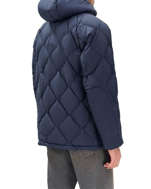 Rag & Bone Blue Dane Quilted Shield Jacket for men