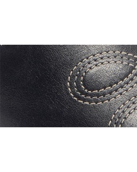 Free People Black Roxi Western Mule