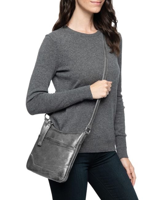 Frye Melissa Swing Italian Leather Crossbody Bag IUCN Water