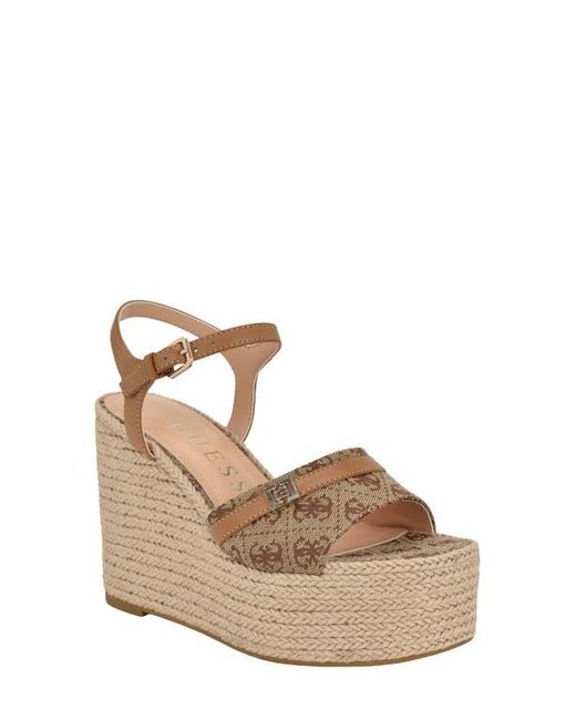 Guess Multicolor Taani 3 Platform Wedge Sandal