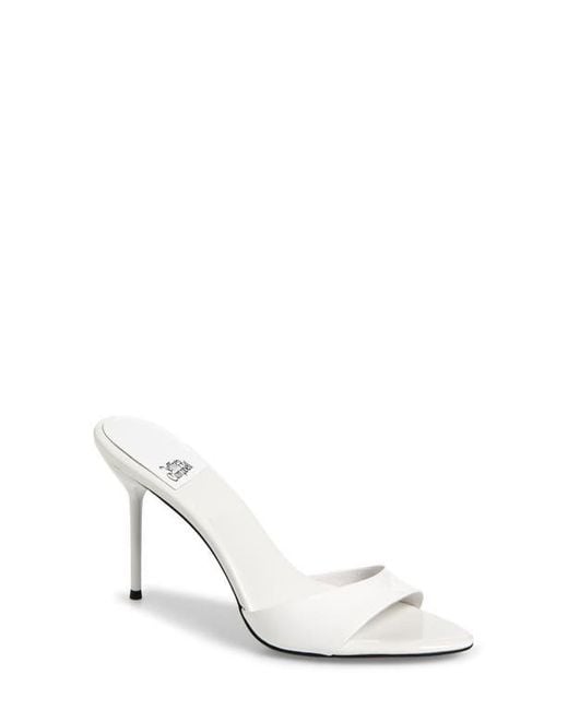 Jeffrey Campbell White Ce-Soire Slide Sandal