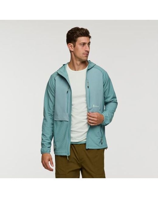 COTOPAXI Blue Yermo Hooded Jacket for men
