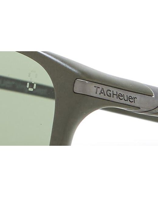 Tag Heuer Green 60mm Rectangle Sunglasses for men