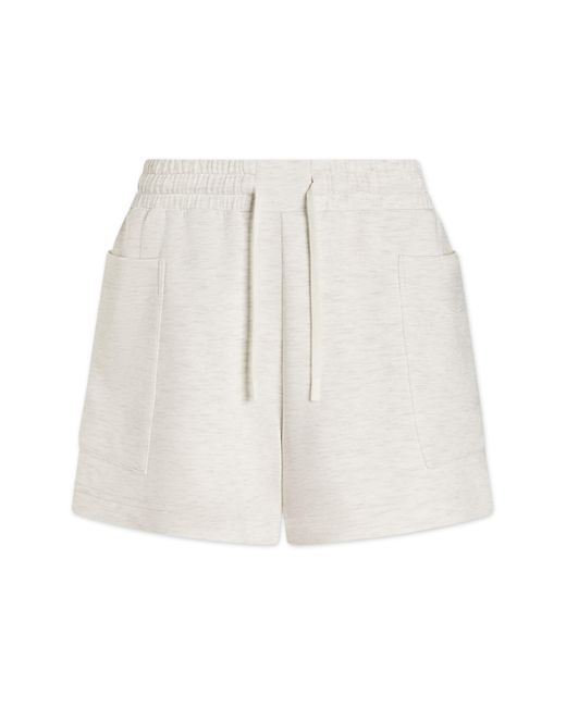 Varley White Isabella Sweat Shorts