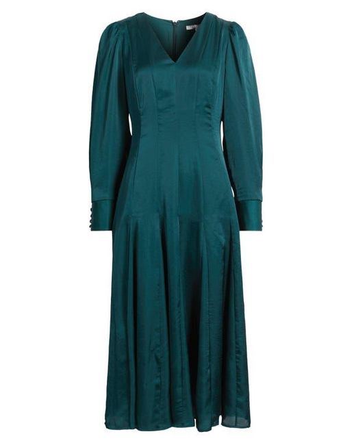 long sleeve milk maid dress SUPER STRETCHY MILKMAID DRESS WITH RUFFLES Black / M/L