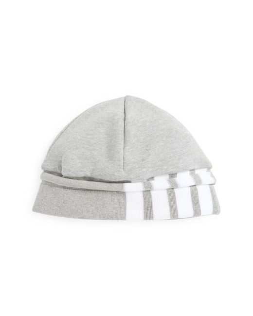 Thom Browne Gray Engineered 4-Bar Beanie for men