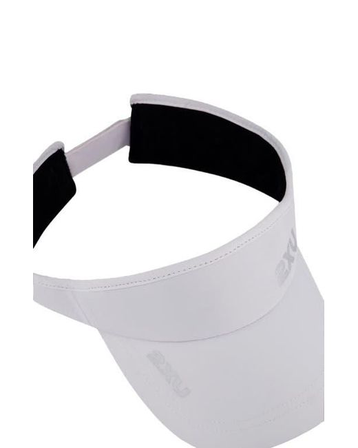 2xu Gray Run Visor