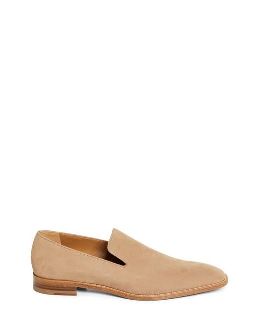 Christian Louboutin Natural Dandelion Nubuck Venetian Loafer for men
