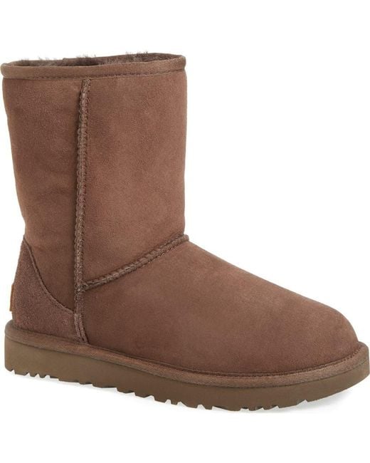 Ugg Brown Classic Ii Genuine Shearling Lined Short Boot