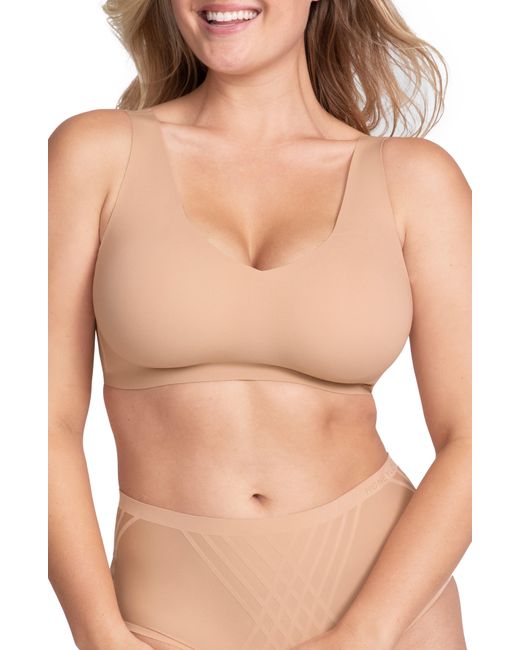 Honeylove Vneck Bra in Natural Lyst
