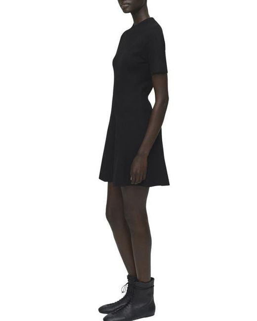 Mango Black Domino Seamed Minidress