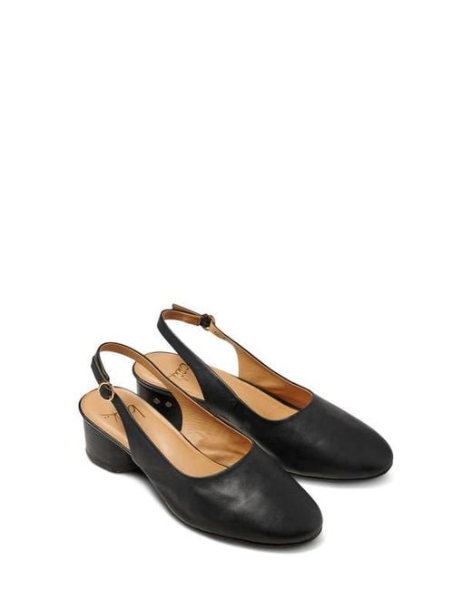 Beek Black Lora Slingback Pump