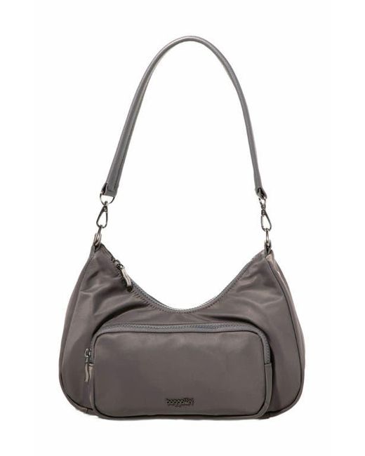 Baggallini Gray Savannah Crossbody Bag