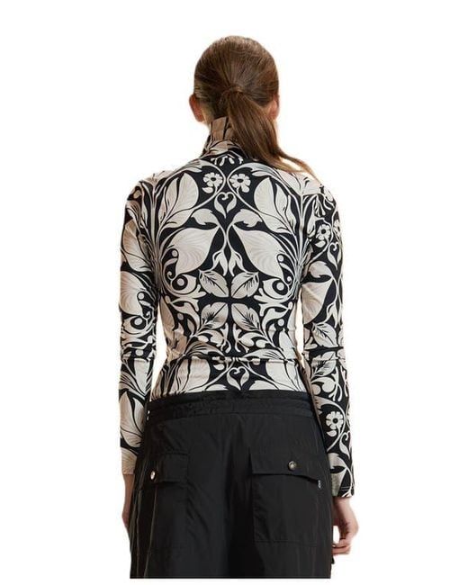 Cynthia Rowley Black Turtle Neck Lycra Top