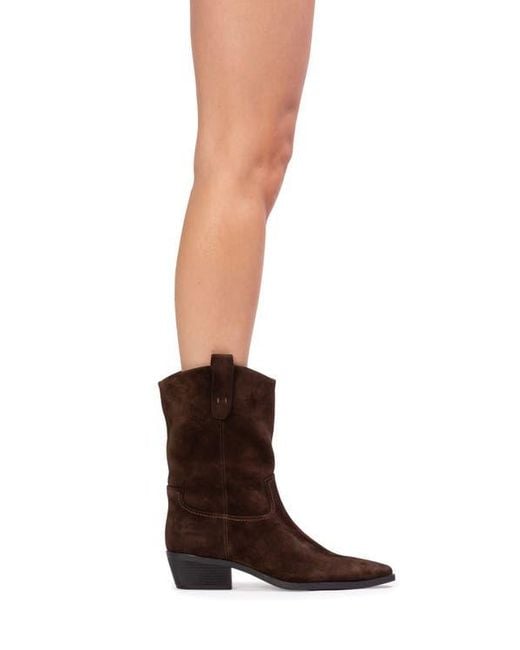 Black Suede Studio Brown Casey 55 Suede Boot