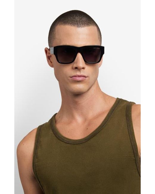 Marc Jacobs Black 55Mm Gradient Square Sunglasses for men