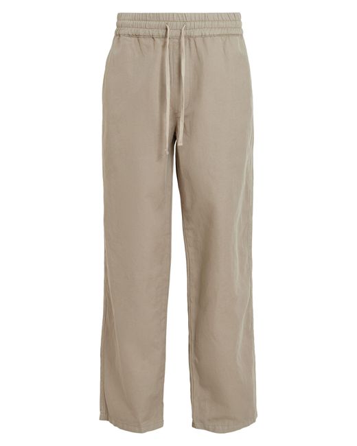AllSaints Multicolor Hanbury Cotton & Linen Drawstring Trousers for men