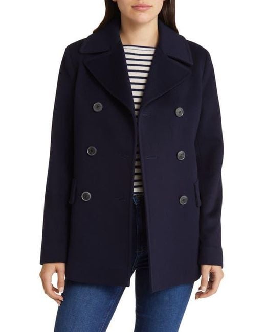 Fleurette Blue Ali Wool Peacoat