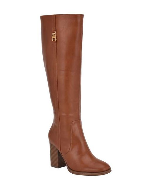 Tommy Hilfiger Brown Ursy Knee High Boot