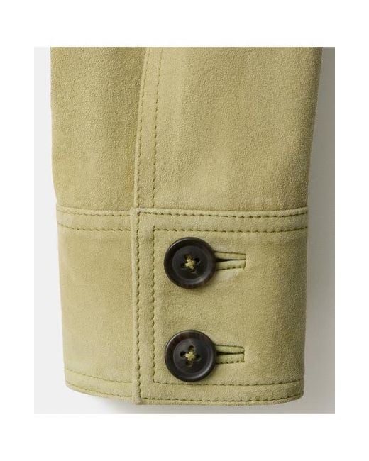 Mango Green Suede Jacket