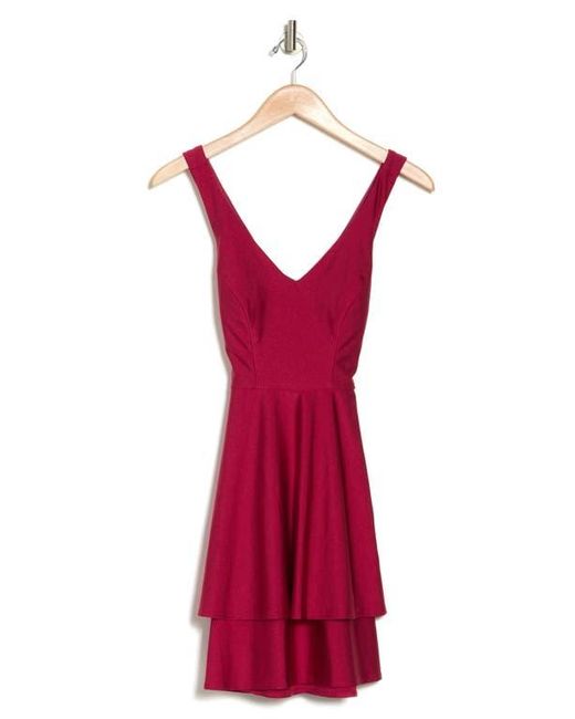 Sleeveless Red V Neck Skater Dress DRESS THE POPULATION Catalina Red Fit Flare Sleeveless Crepe Cocktail Sleeveless Red V Neck Skater Dress DRESS THE POPULATION Catalina Red Fit Flare Sleeveless Crepe Cocktail