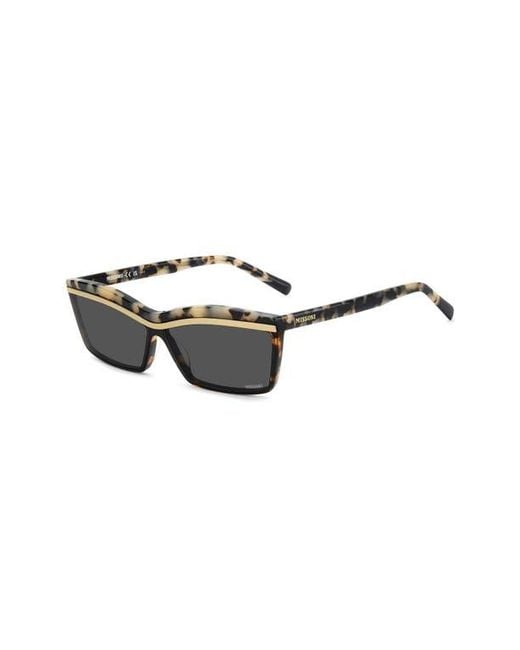 Missoni Multicolor 63Mm Oversize Rectangular Sunglasses