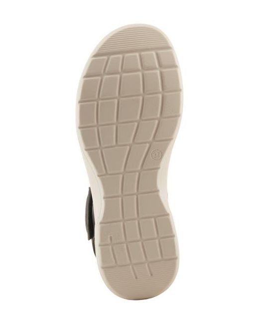 Flexus by Spring Step Black Delosa Platform Sandal