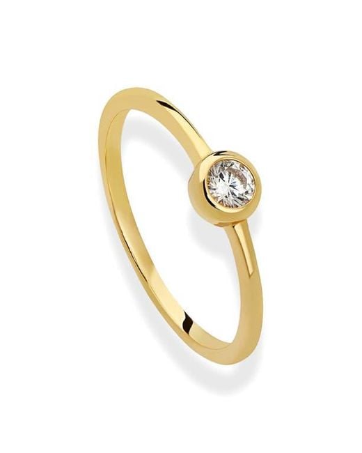 MOD AND JO Metallic Dorian Bezel Stacking Ring