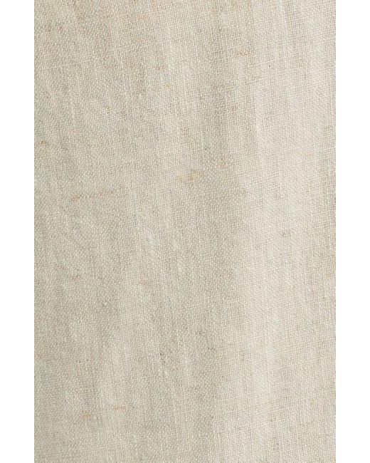 NN07 Natural 1454 Aden Flat Front Linen Chinos for men