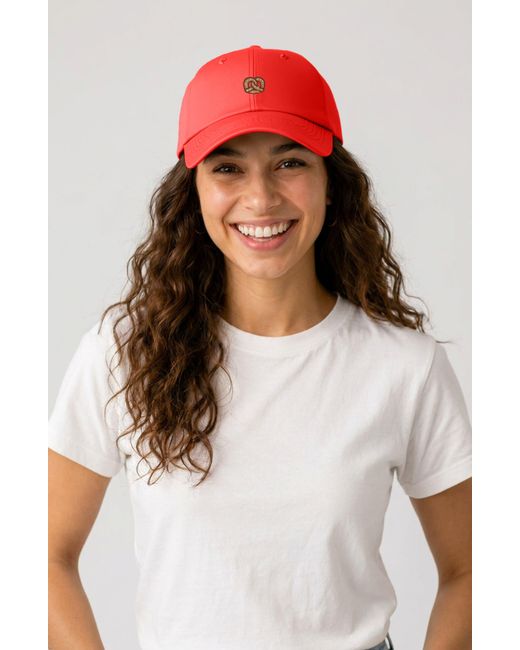 Alix White Pretzel Dad Cap