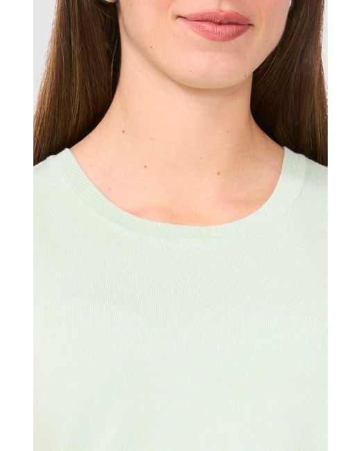Halogen® Green Crewneck Sweater Tank