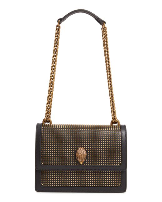 Kurt Geiger Shoreditch Studded Leather Crossbody Bag Lyst