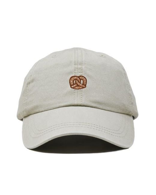 Alix White Pretzel Dad Cap
