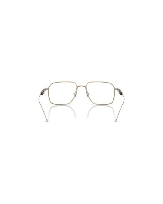 Brunello Cucinelli Metallic 54Mm Rectangle Optical Glasses for men