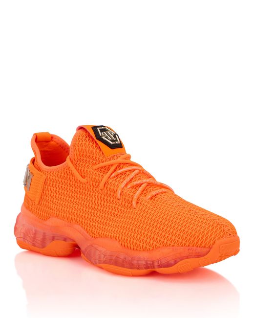 Philipp Plein Orange Runner Sneaker Hyper Shock