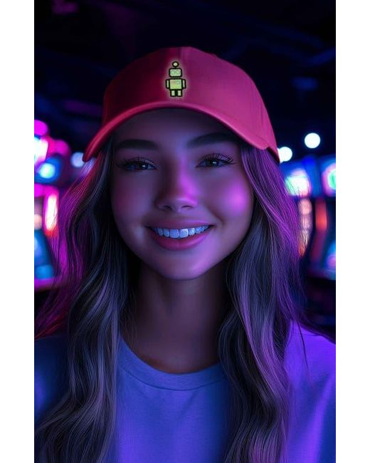 Alix Pink Robot Hat for men