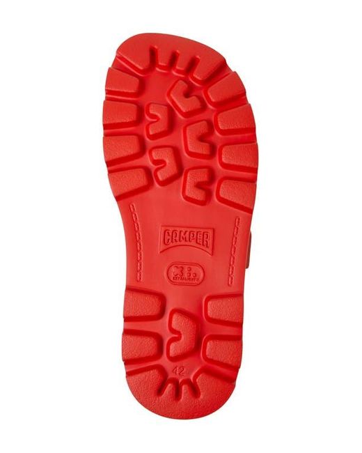 Camper Red Brutus Slide Sandal for men