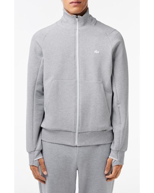 Lacoste Gray Zip-Up Jacket for men