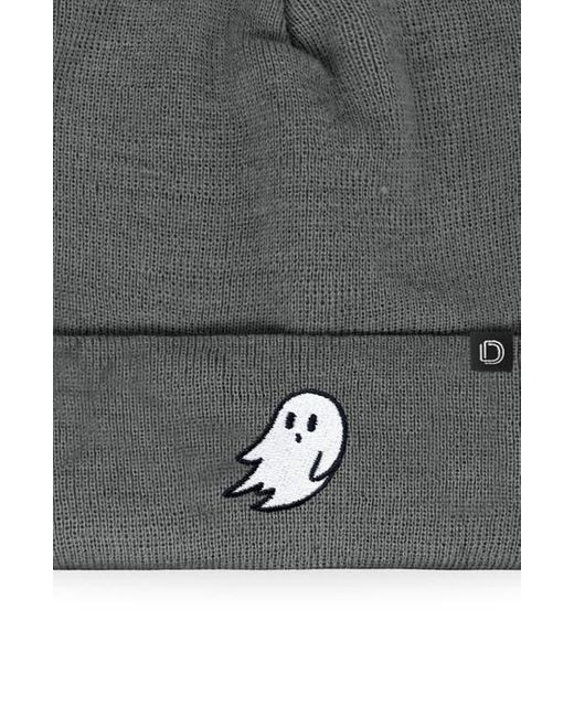 Alix Black Ghost Beanie for men