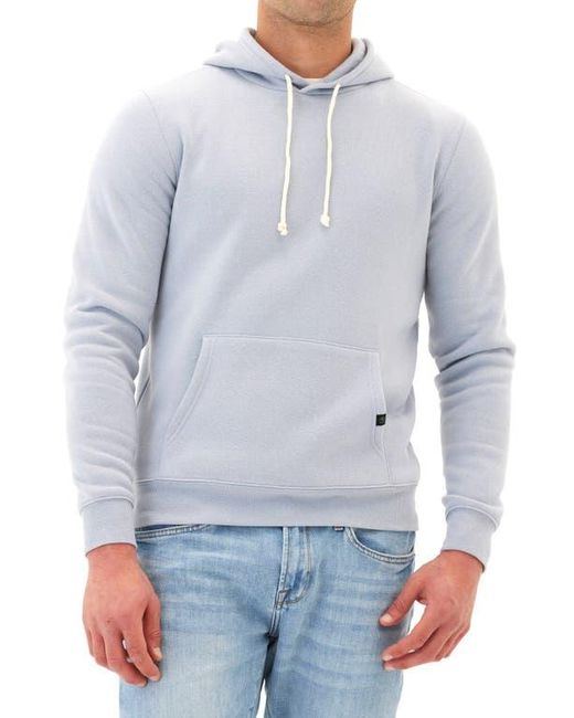 Threads For Thought Blue Fleece Pullover Hoodie for men