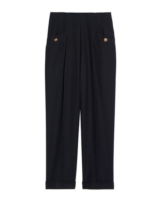 Sandro Blue Wide Legs Trousers