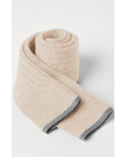 Brunello Cucinelli White Rib Knit Socks for men