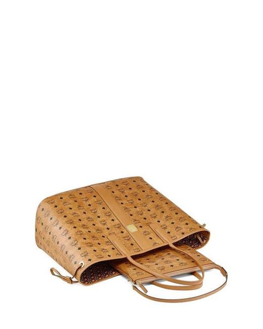 MCM Natural Large Reversible Liz Shopper