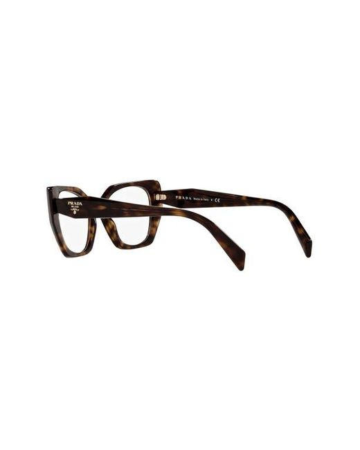 Prada Black 54Mm Square Optical Glasses for men