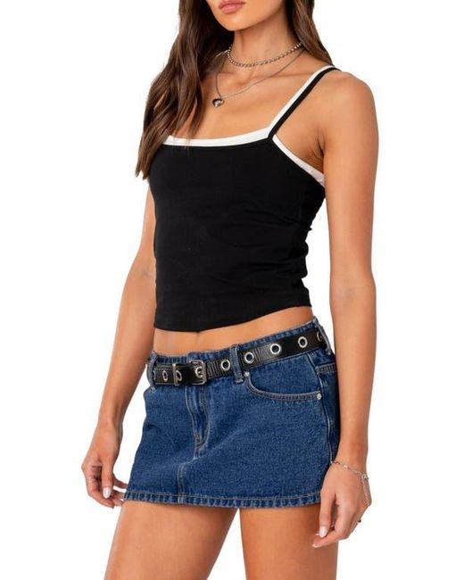 Edikted Black Layered Camisole