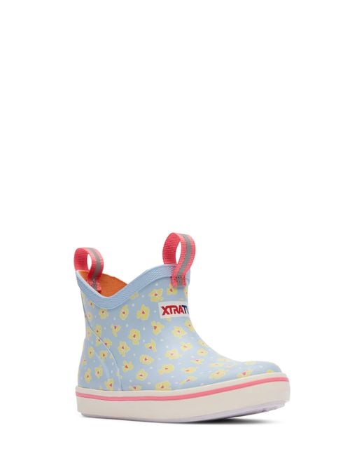 XtraTuf White Kids' Ankle Deck Boot