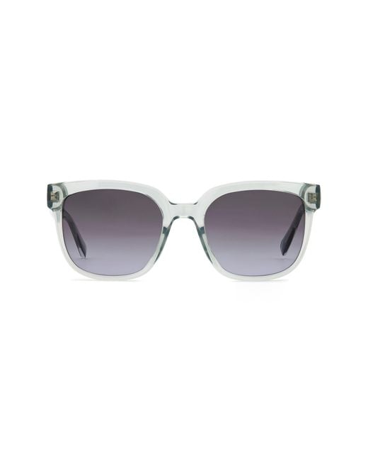 Fossil Multicolor 54Mm Gradient Square Sunglasses